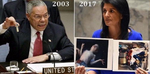 mensonges Colin Powell Nikki Haley