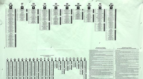 Listes élections 2014