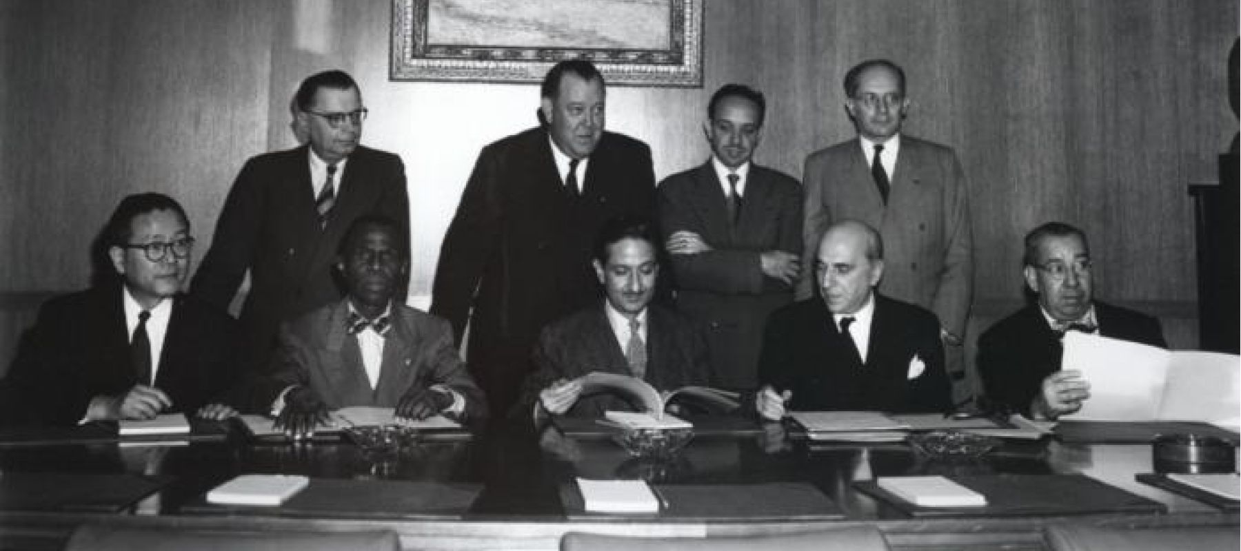 December 1950 United Nations International Nursery School, New York: children of United Nations staff