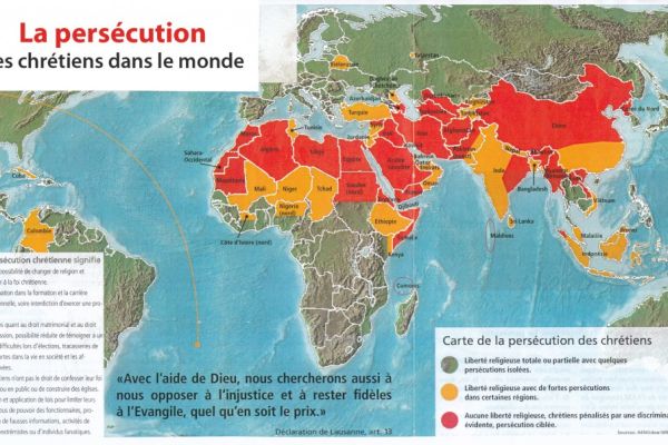 Persécution des chrétiens dans le monde