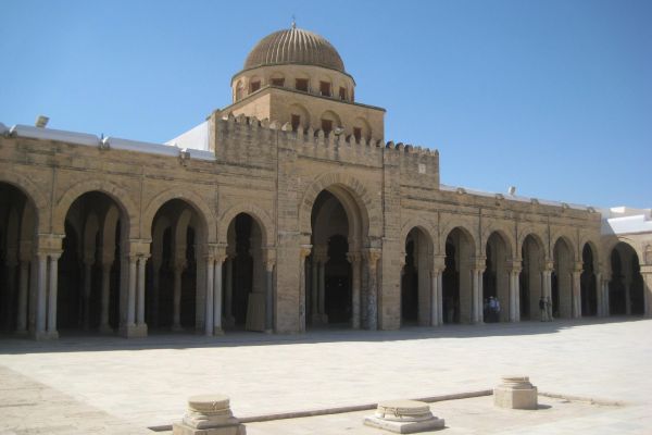 La Grande Mosquée de Kairouan en Tunisie